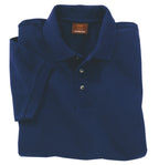 Mens 6 oz Ringspun cotton Piqu Short-Sleeve Polo - WHITE - 5XL(D0102H7KY16)