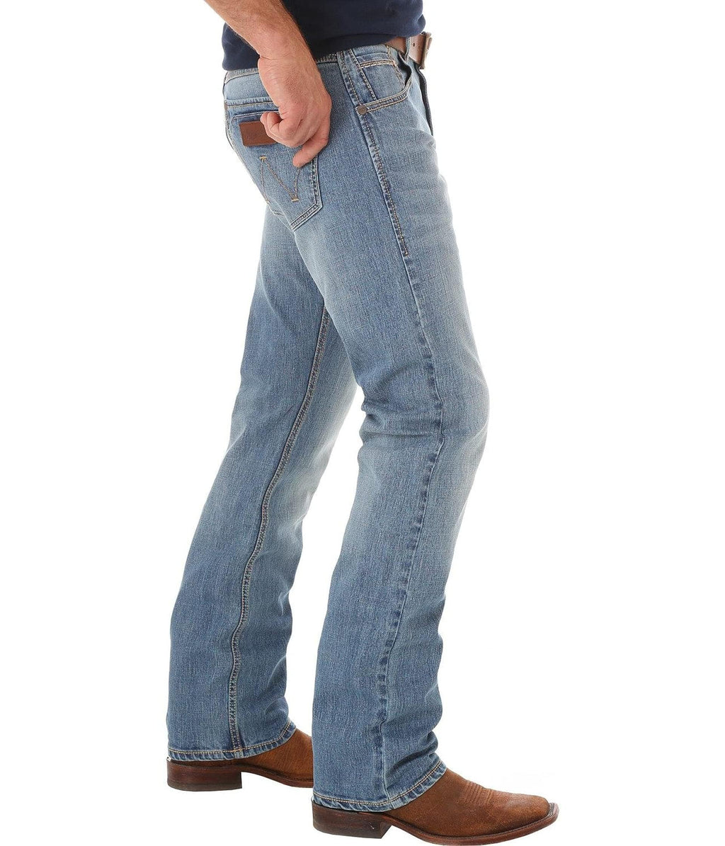Wrangler Men's Big & Tall Retro Slim Fit Straight Leg Jean, Greybull, 31W x 38L