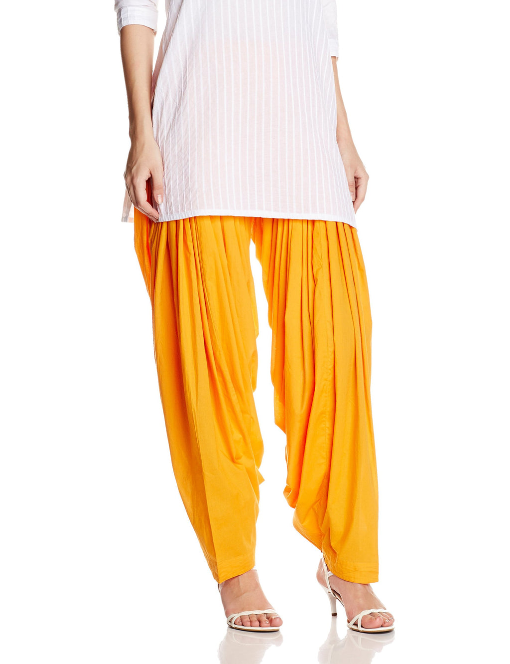 Aurelia WomenS Patiala (Crk60025-01574_Yellow_Free Size)