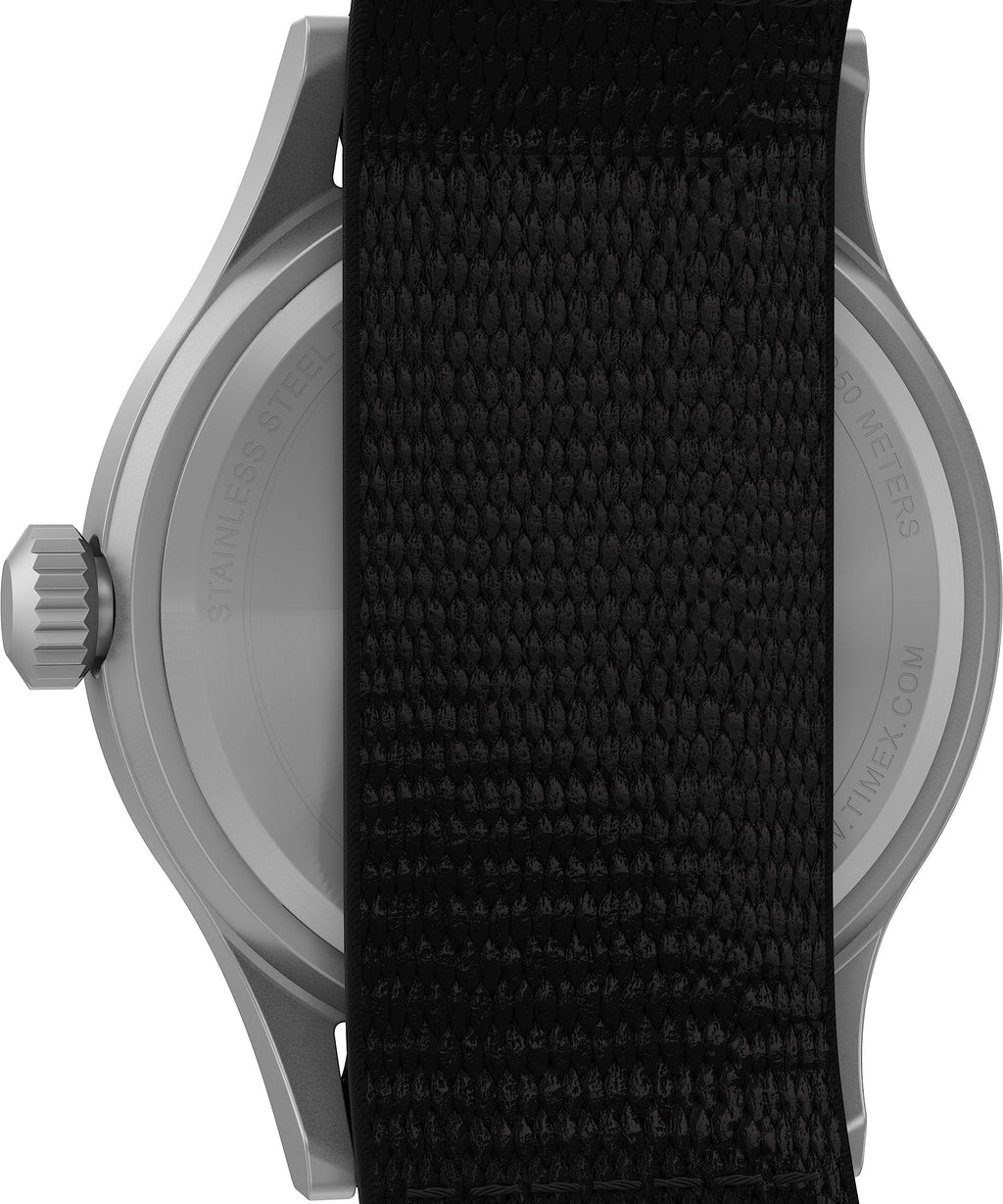 Timex Men's Expedition Scout 40mm Watch - Black Fastwrap Black Dial IP Steel Case
