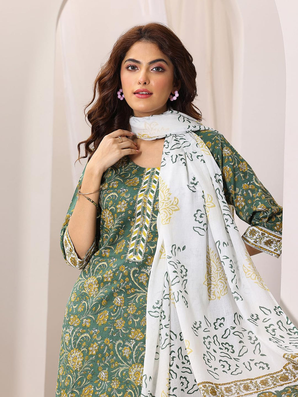 Libas WomenS Cotton Kurta Sets (400081Or