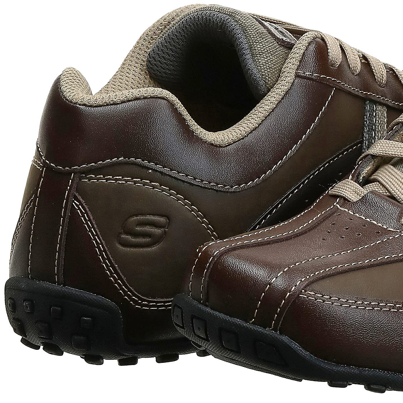 Skechers USA Men's Citywalk Malton Oxford Sneaker,Brown,10 M US