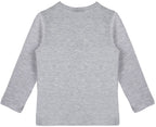 Lilax Girls' Basic Long Sleeve Round Neck Cotton T-Shirt 5 Grey