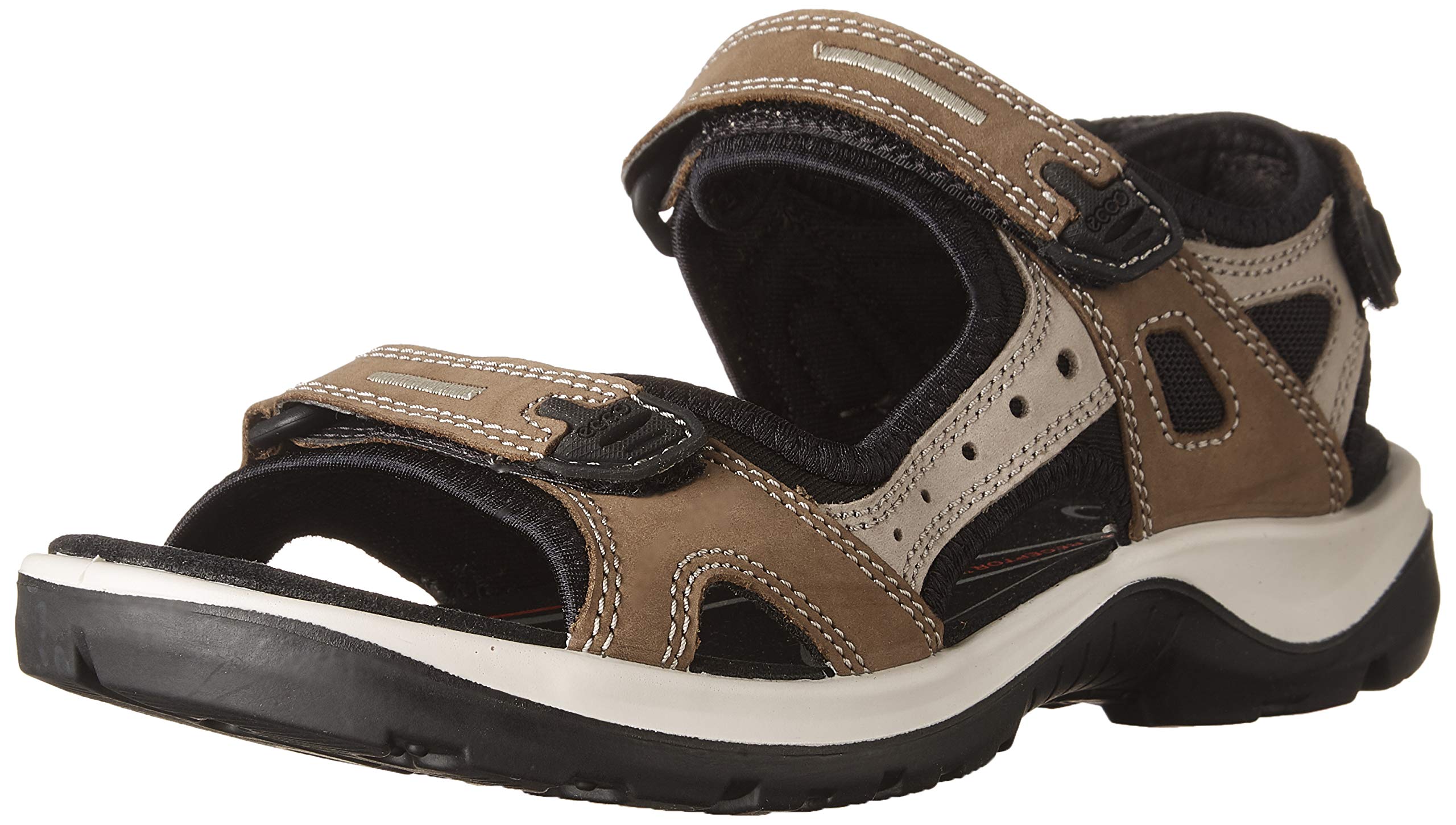 ECCO Women's Yucatan Sport Sandal, Birch Nubuck, 9-9.5