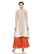 W For Woman Straight Kurta (18Auw11029-110075_White_10)