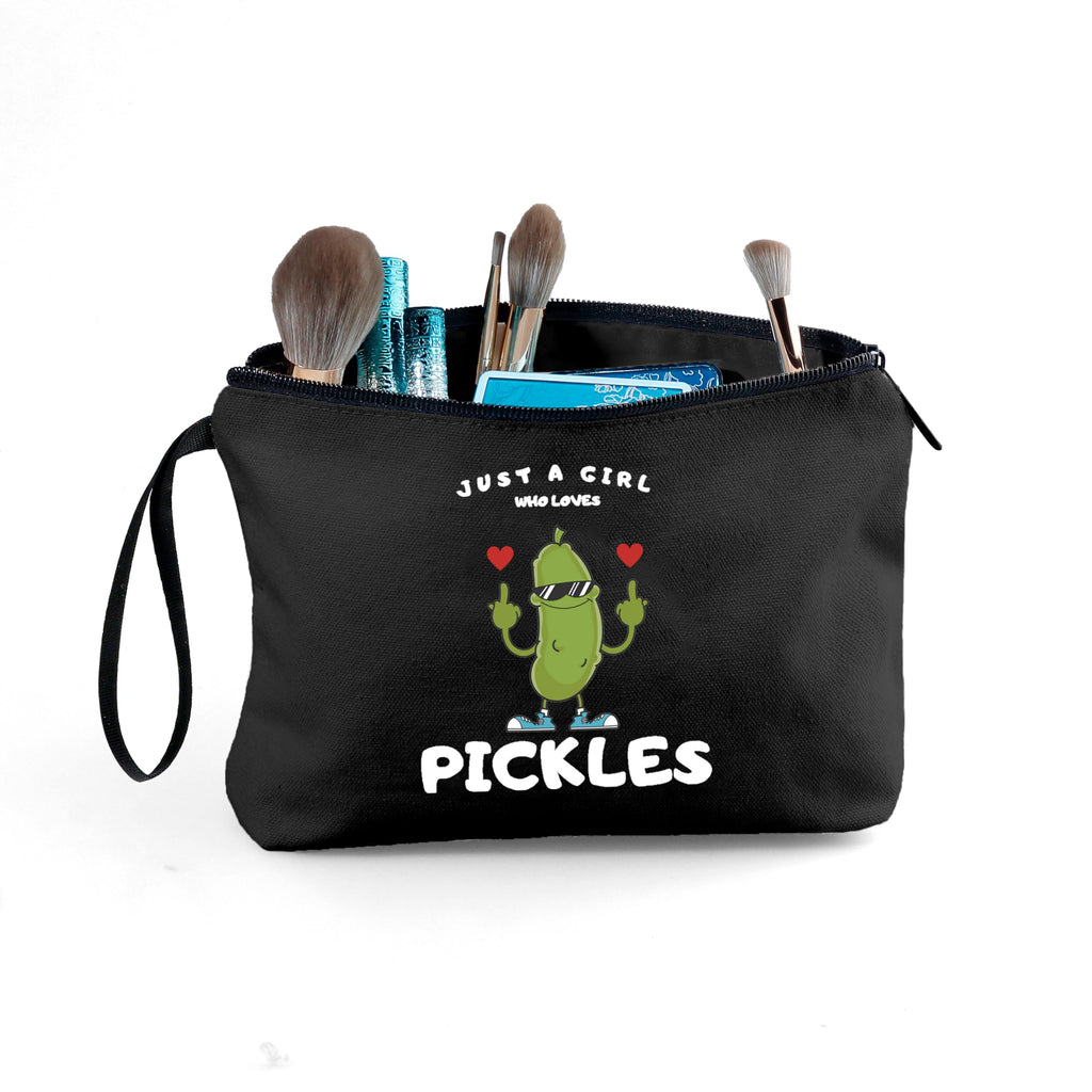 SEAMOON Birthday Gifts for Friends Female, Pickle Gifts, Black Makeup Bag, Friendship Gifts for Women,Fun Gifts for Women,Daught