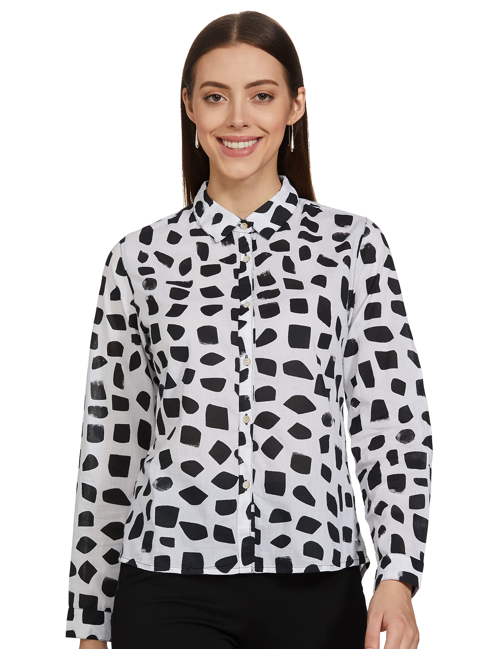 Pepe Jeans WomenS Geography Slim Shirt (Pl304110_White S)