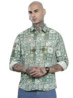 The Indian Garage Co Mens Indie Print Regular Fit Shirt