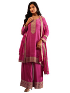 Libas Art Printed Chinon Straight Kurta Set for Women (49800AXXL)