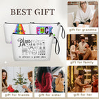 Travel Gifts,Birthday Gifts for Friends Female,Sisters Gifts from Sister,Gifts for Women Birthday Unique,Travel Cosmetic Bag wit