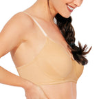 Enamor A025 Long Lasting T-Shirt Bra - Non-Padded Wirefree High Coverage - Skin