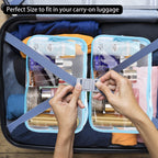 Tbestmax 10 Pcs Clear Cosmetic Bags Small Makeup Bags Portable Waterproof Travel Toiletry Bags Colorful Organizer, 7.5x 4.8x 2.3