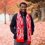 71 Soft-Knit Acrylic Bacon Scarf