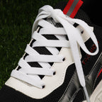 Puzeam Upgrade Tight Weave Flat Shoelaces 28 Colors 5/16 Wide Shoe Laces for Sneakers-Snow White -140