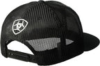 Ariat Men's Aztec Black Flat Bill Cap, One Size