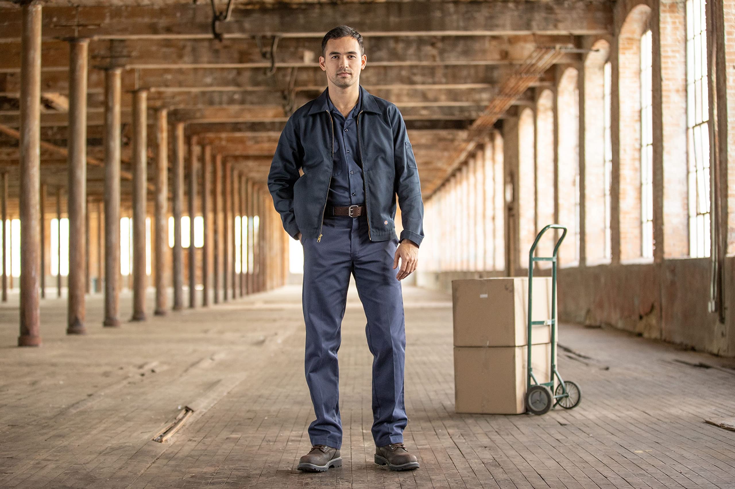 Dickies Men's Original 874 Work Pant, Navy, 42W x 32L