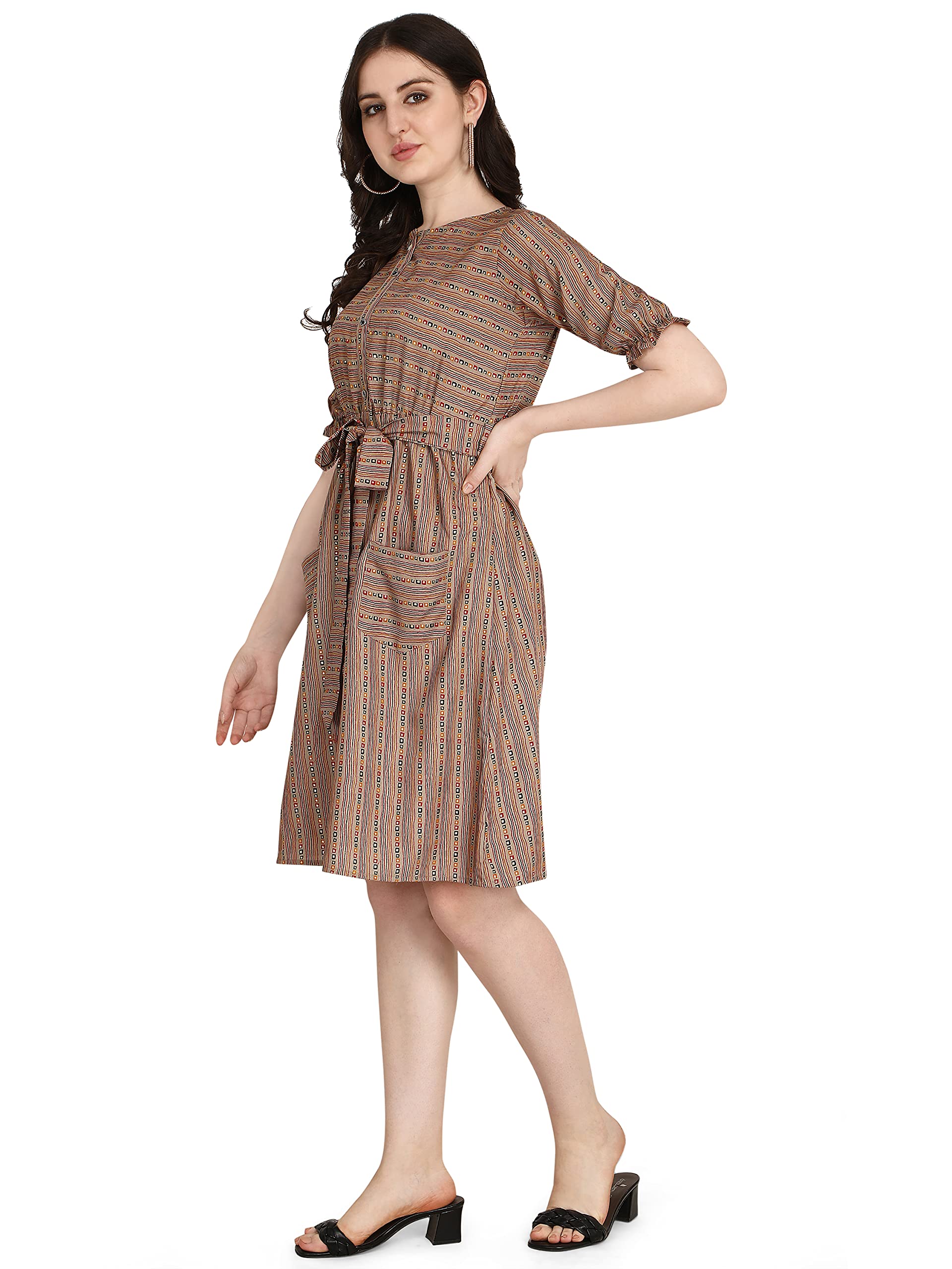 Greciilooks Women Rayon Anarkali Regular Fit Kurti (Grey, X-Large)