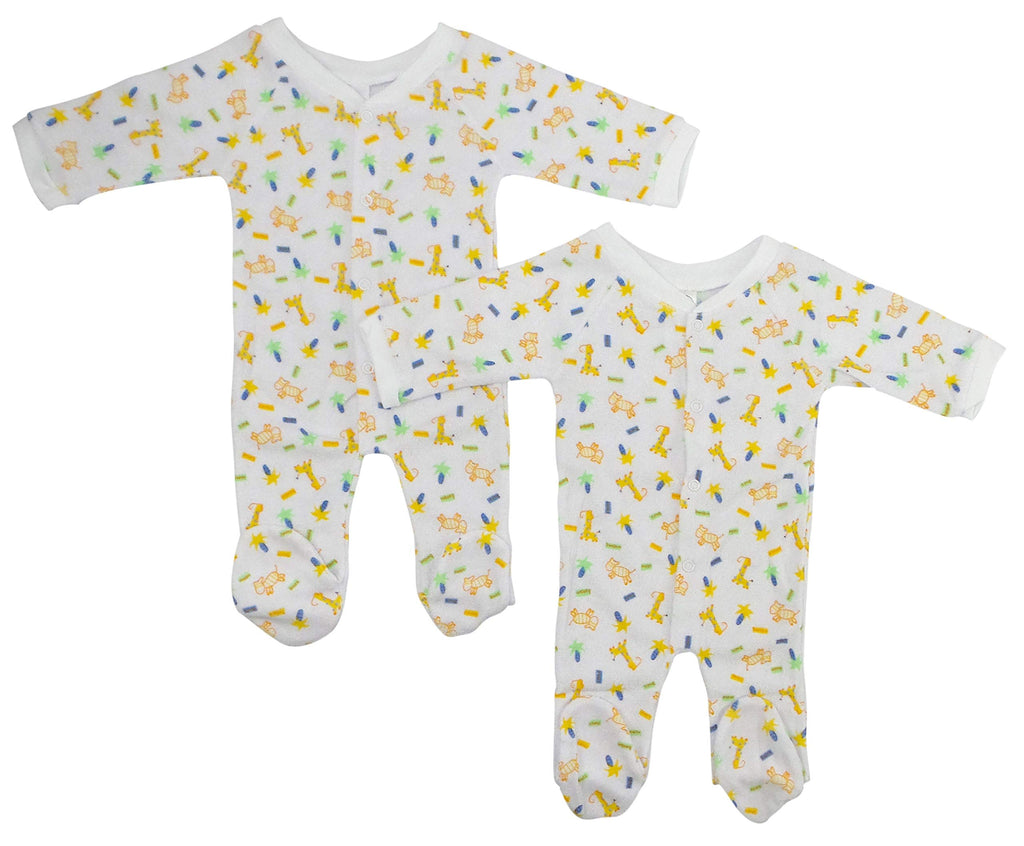 Bambini One Pack Terry Sleep & Play (Pack Of 2) - Small-like New