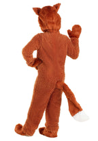 Fun Costumes Adorable Child Fox Halloween Costume | Soft Shearling Faux Fur Jumpsuit for Play Pretend Orange