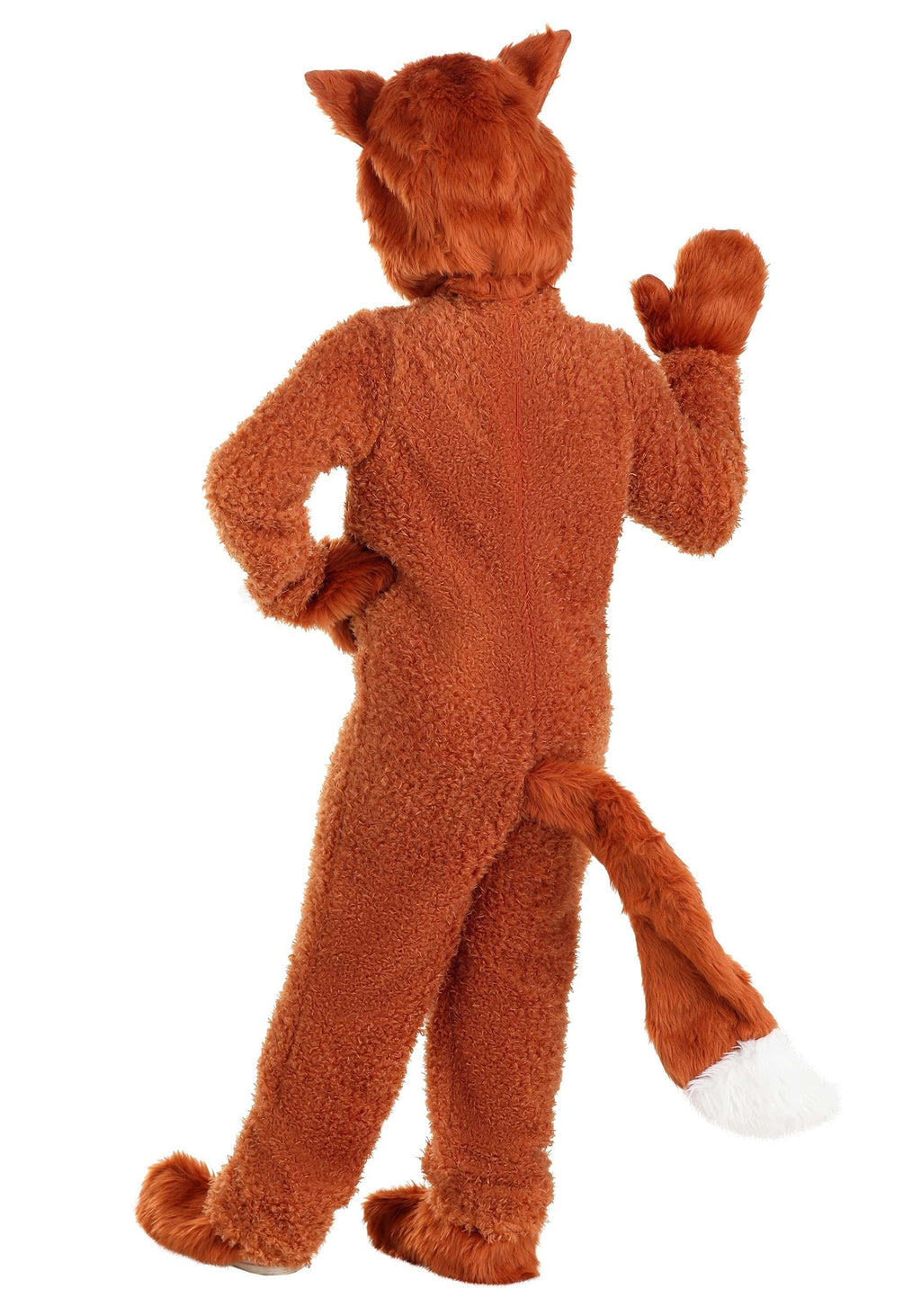 Fun Costumes Adorable Child Fox Halloween Costume | Soft Shearling Faux Fur Jumpsuit for Play Pretend, Medium Orange