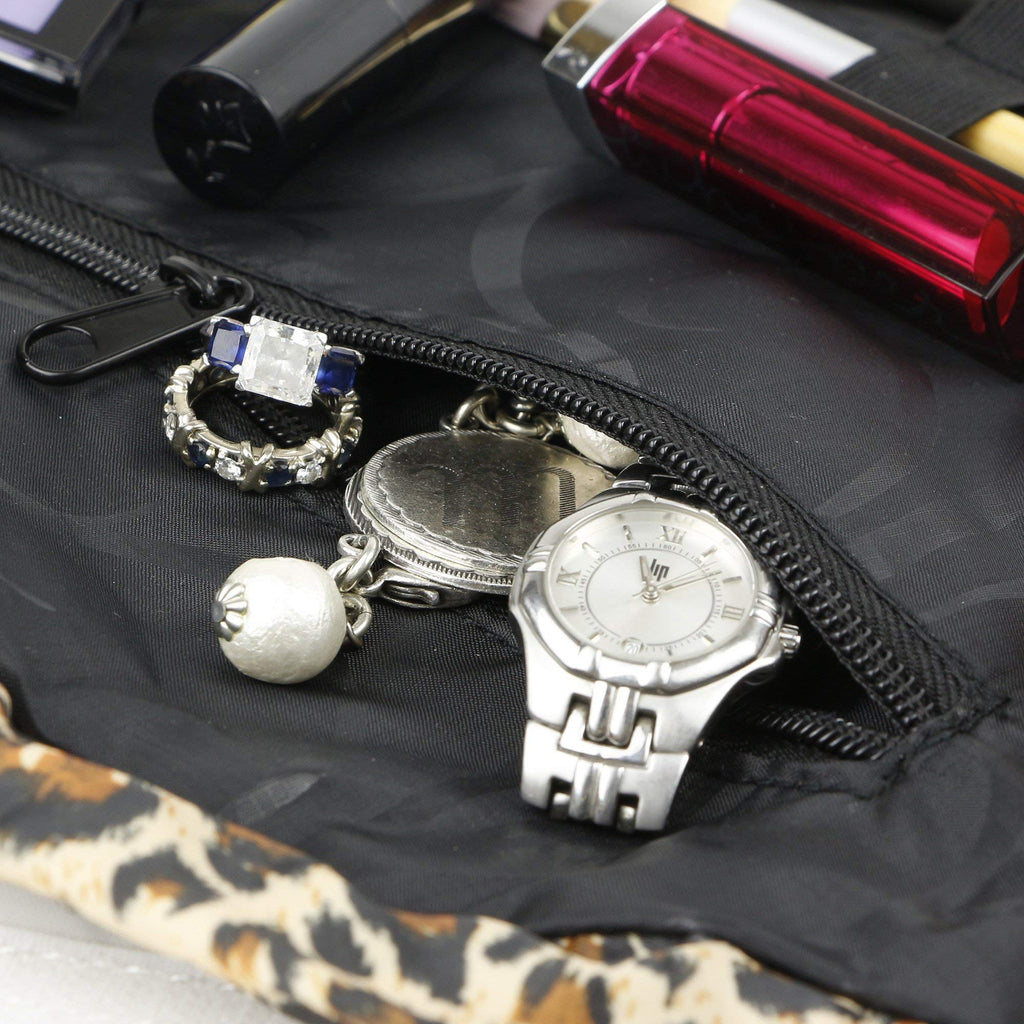 Lay-n-Go Cosmo Deluxe Drawstring Cosmetic Pouch & Makeup Bag Organizer, Toiletry Bag for Travel, Gifts, and Daily Use, 22 inch