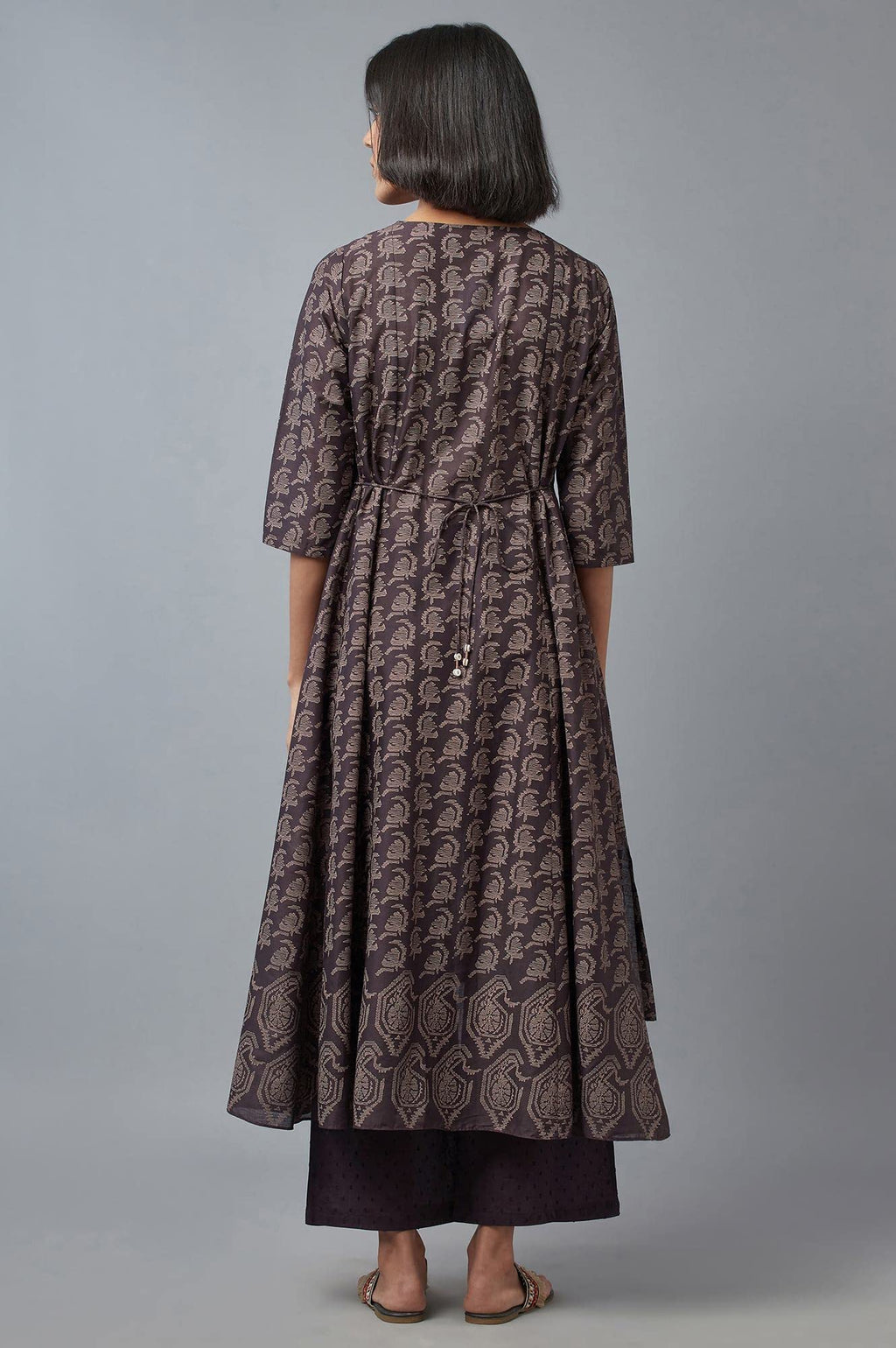 W For Woman WomenS Cotton Regular Kurta (22Few17397