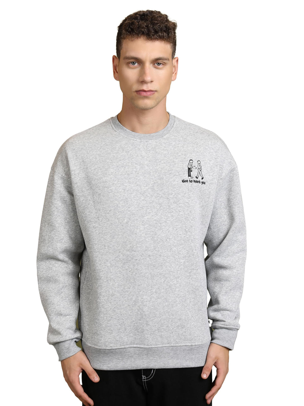Ketch Men Full Sleeve Slim Fit Sweatshirt Khss000001 Yellow L