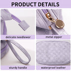 Abiudeng Large Makeup Bag,Waterproof Cosmetic Bag,Make up Travel Bag Essentials,Cute Travel Toiletry Bag for Women Makeup Bag Or