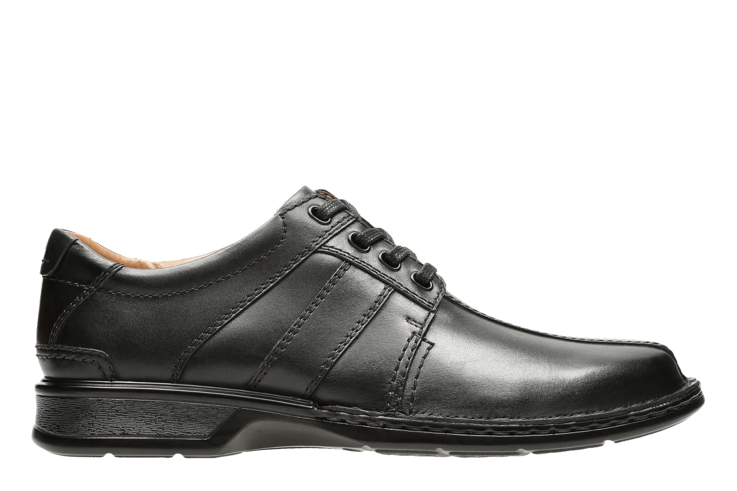 Clarks Men's Touareg Vibe Oxford, Black Leather, 9.5 Wide
