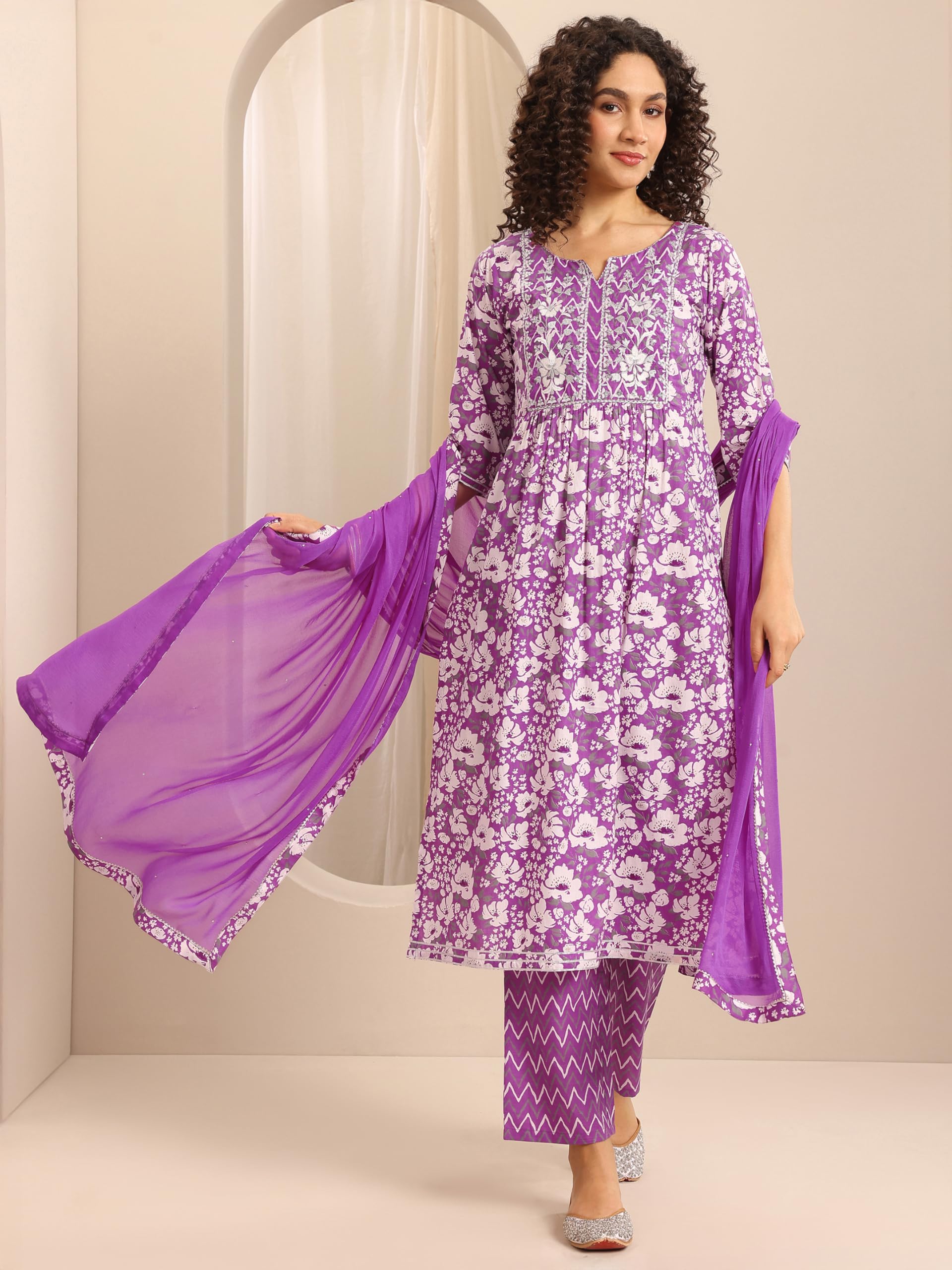 Libas WomenS Cotton Kurta Sets (400668