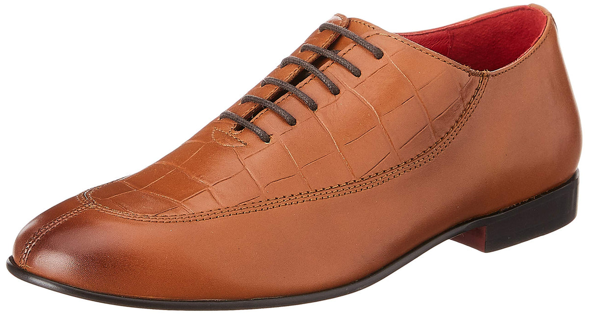 Lee Cooper Men Tan Leather Formal Shoes8 UK (41 EU) (8.5 US) (LC3160S) 8-42