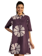 Libas Printed Cotton A-Line Dresses (43117S)