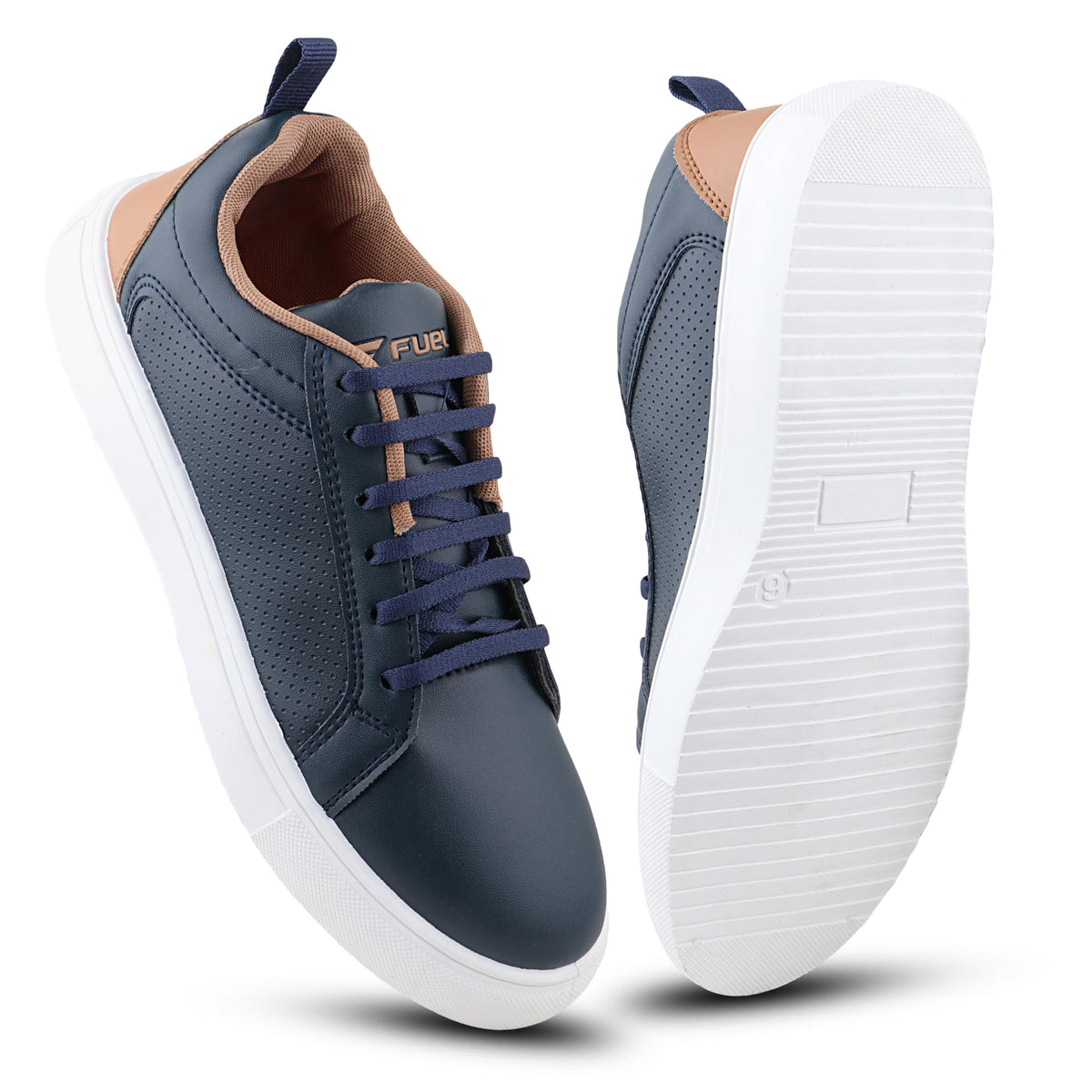 FUEL Sneak Sports Sneakers for Men, LaceUp with Style & Comfort, Lightweight Anti Skid Shoes for Running, Walking, Gym, Trekkin 8