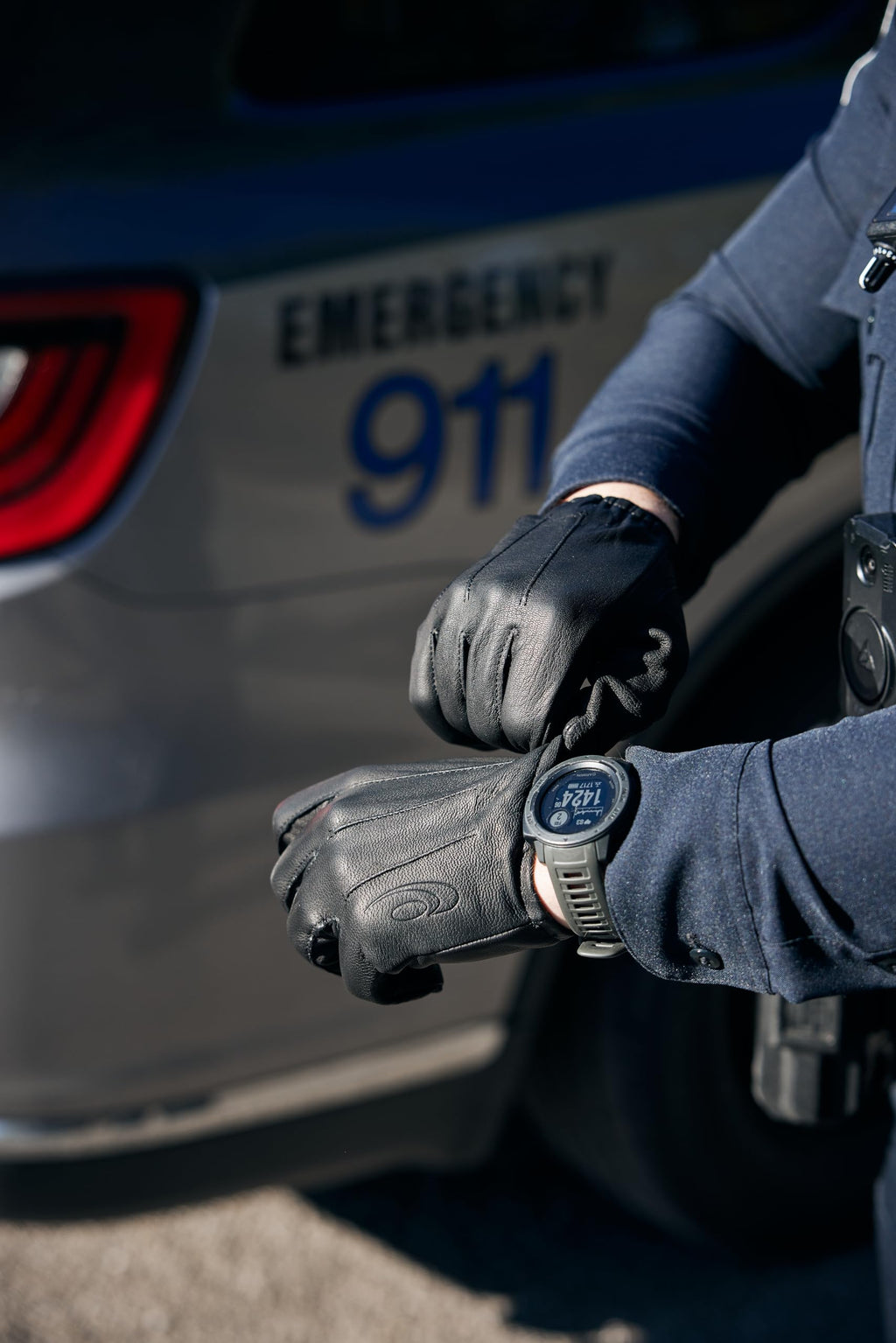 HATCH Dura-Thin Search Duty Glove, Black, Medium