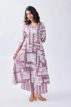 Toochki Dress For Women | Two Piece | Off White Printed Dress | Rayon (Tkcbl-Ry-321-Ow-Dra $Parent)