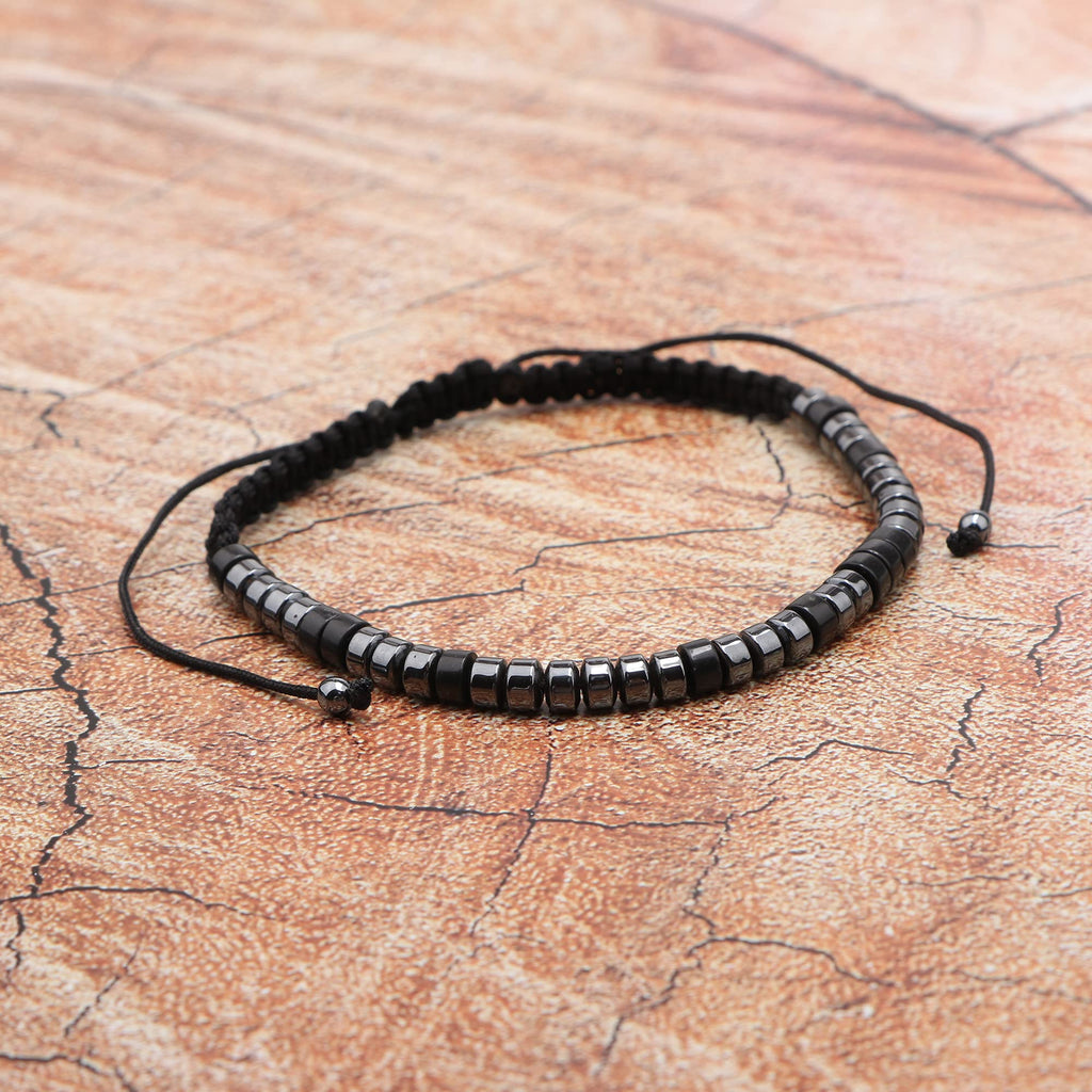 JoycuFF Daughter Gifts from Mom Dad Morse Code Bracelets for Women Unique Handmade Christmas Graduation Birthday Gift for Her Da