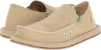 Sanuk mens Vagabond loafers shoes, Khaki, 13 US