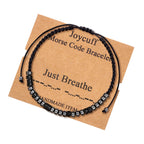 JoycuFF Bracelets for Women Men Mom Daughter Mother 's Day Gifts for Her Long Distance Relationship Birthday Christmas Jewelry H