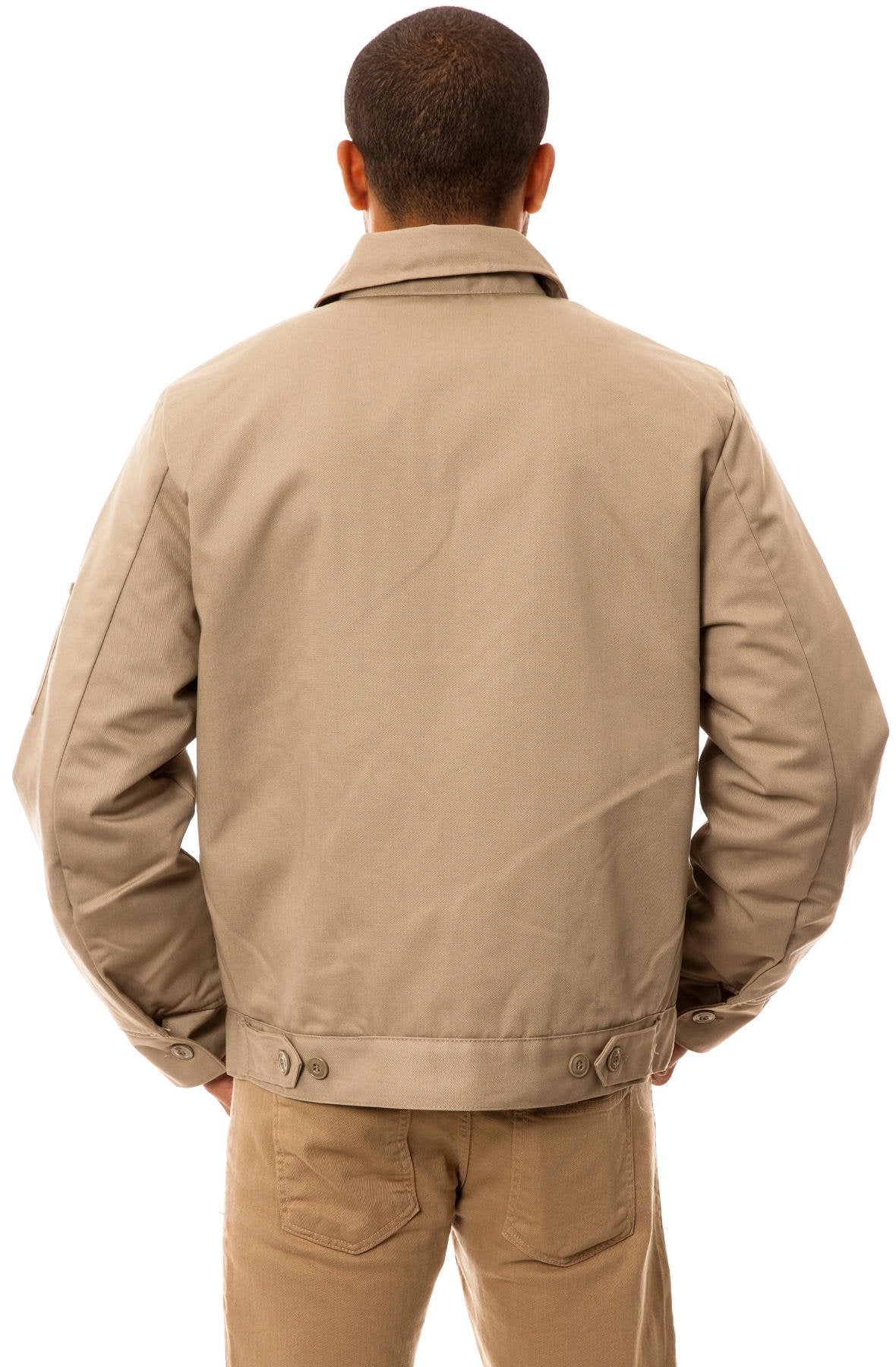 Dickies Mens Insulated Eisenhower Front-Zip Jacket,Khaki,2X-LargeRegular,Khaki,2X-LargeRegular