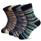 MORECOO Winter Socks Gift Box Free Size Thick Wool Soft Warm Casual Socks for Women Christmas Gifts