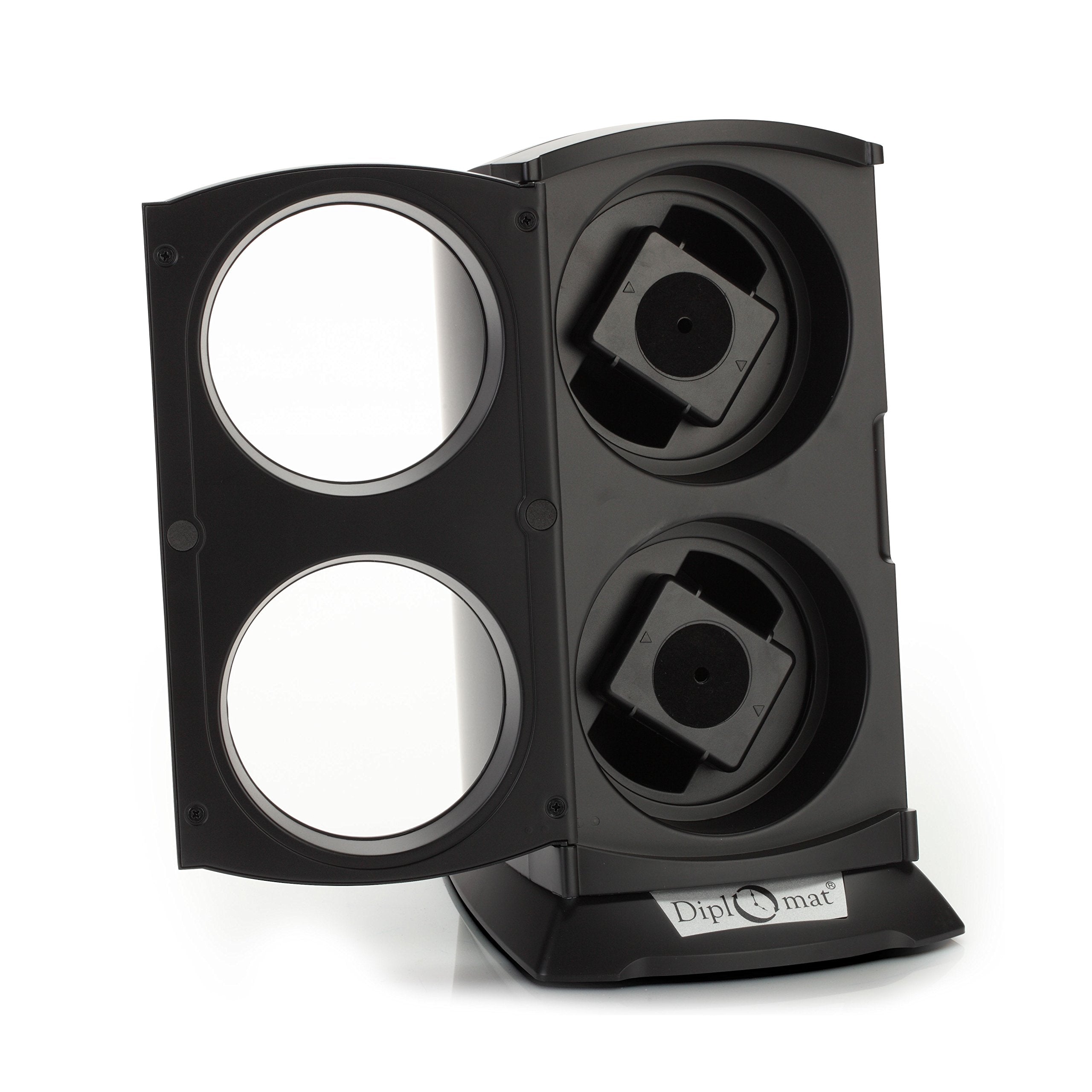 Diplomat 31-497 Matte Black Finish Watch Winder