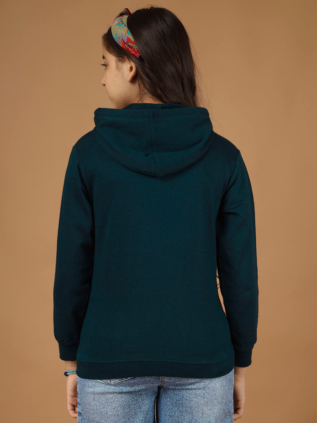 Kyda Kids Girls Cotton Hooded Neck Hoodies - Sweatshirt With Hoodies Full Sleeves Girls Winter Wear, Long Sleeve Sweatshirts For