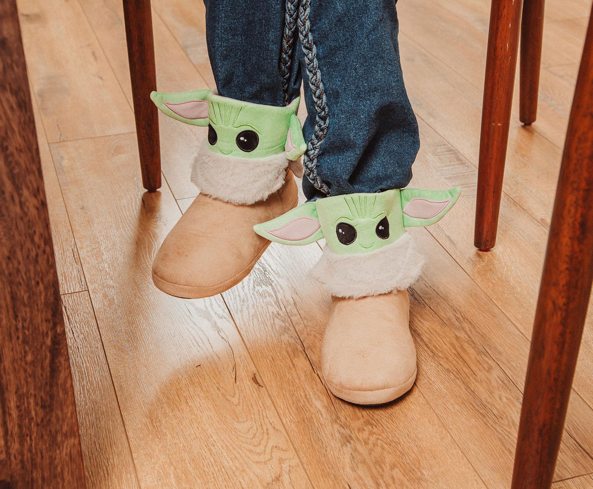 Star Wars: The Mandalorian Grogu Women's Boot Slippers | Size 6