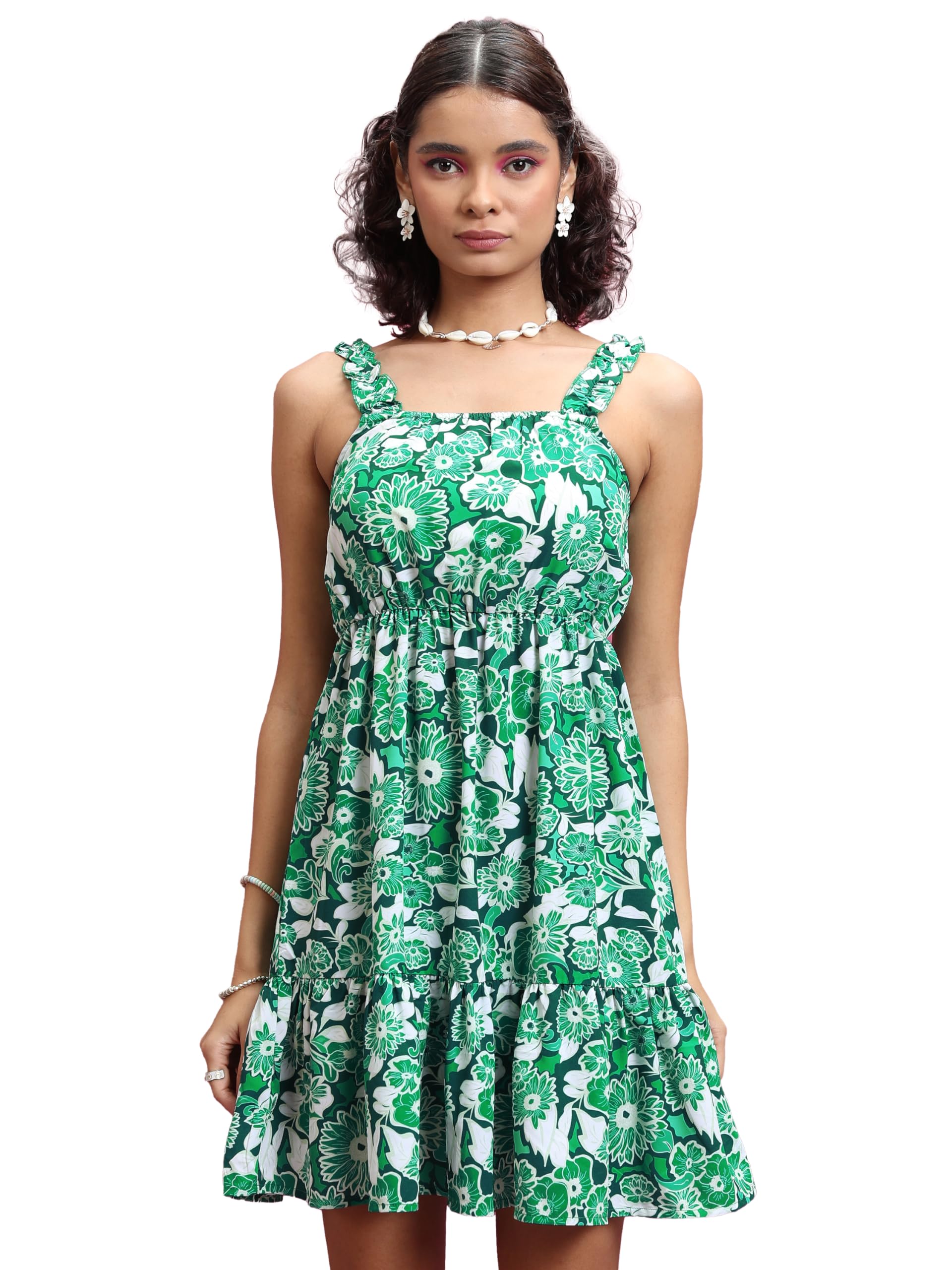 Ketch Women Casual Fit Green Dress