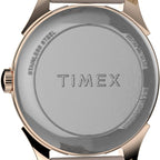 Timex Women's TW2T66500 Briarwood 28mm Pink/Rose Gold Genuine Leather Strap Watch