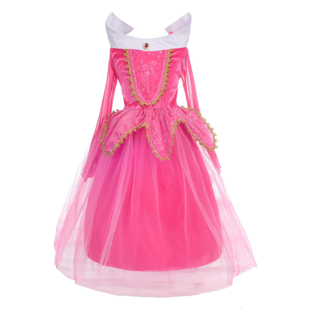 Dressy Daisy Girls Sleeping Princess Dress Up Costume Birthday Halloween Christmas Fancy Party Outfit Size 8-10 Hot Pink
