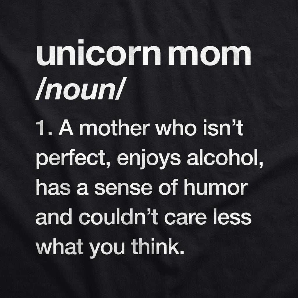 Womens Unicorn Mom T Shirt Funny Mothers Day Mythical Horse Tee for Ladies Funny T Shirts Mother's Day Tops for Women Cool Unico