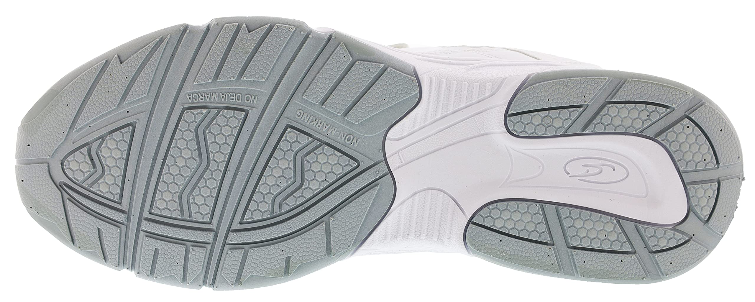 Dr. Scholl's - Men's Brisk Light Weight Dual Strap Sneaker, Wide Width (10 Wide, White Grey)