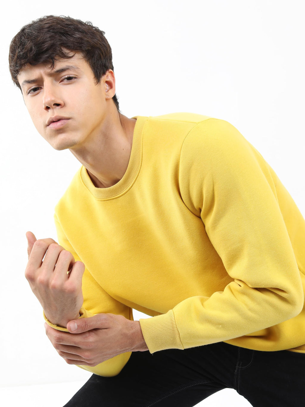 Ketch Men Full Sleeve Sweat Shirt Khss000076 Green Xl
