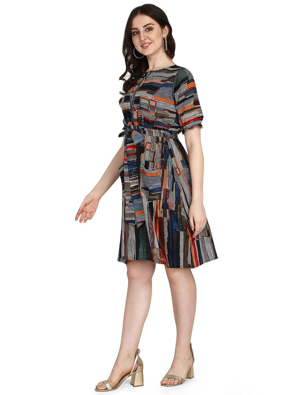 Om Sai Latest Creation Rayon Printed Fully Stitched Straight Kurti For Women & Girls On Jeans Palazzo Or Skirt (Plus Size Upto 2